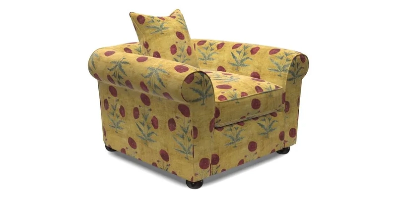 Lewes Chair in Two Tone Plain Biscuit