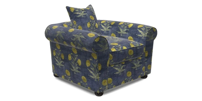 Lewes Chair in Two Tone Plain Biscuit