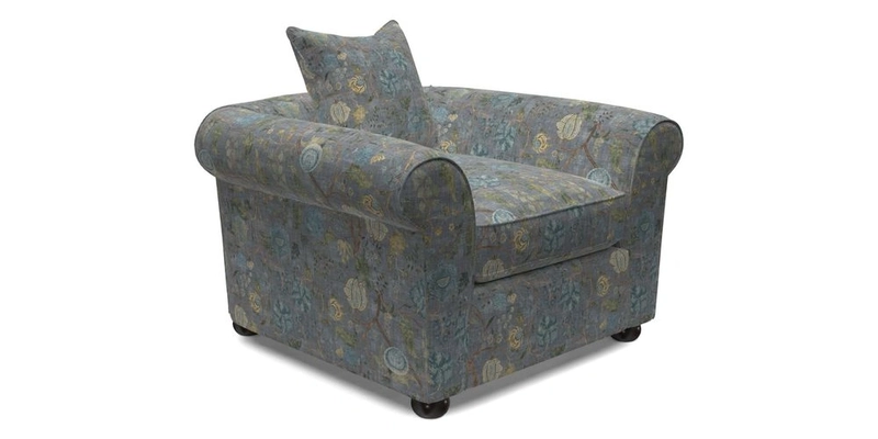 Lewes Chair in Two Tone Plain Biscuit