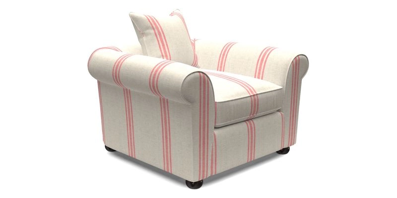 Lewes Chair in Two Tone Plain Biscuit