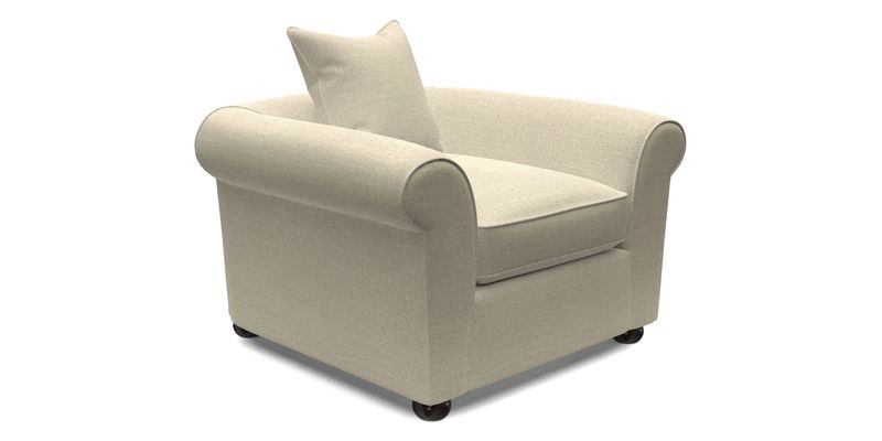 Lewes Chair in Two Tone Plain Biscuit