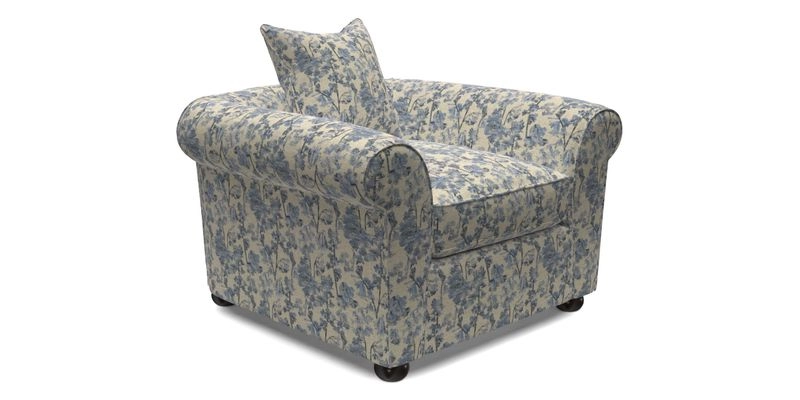 Lewes Chair in Two Tone Plain Biscuit