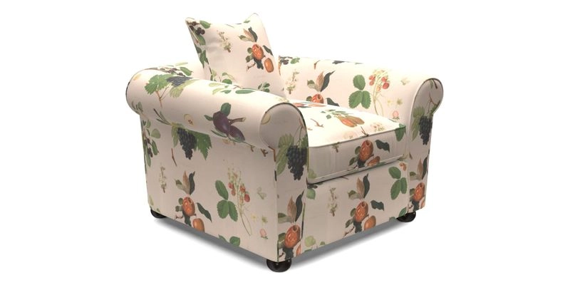 Lewes Chair in Two Tone Plain Biscuit