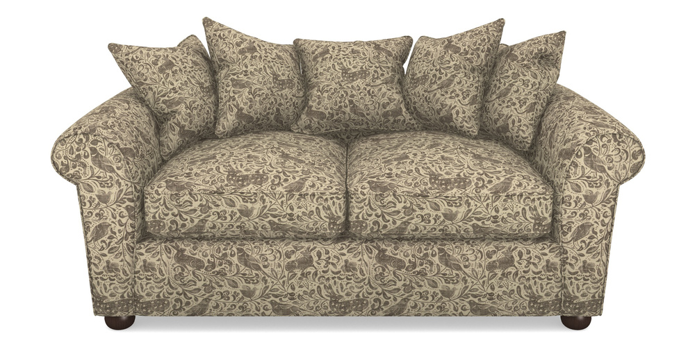 Product photograph of Lewes 3 Seater Sofa In V A Drawn From Nature - Bird And Rabbit - Brown from Sofas and Stuff Limited