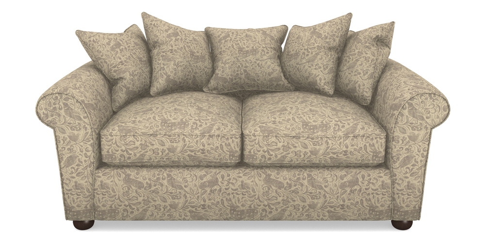 Product photograph of Lewes 3 Seater Sofa In V A Drawn From Nature - Bird And Rabbit - Grey from Sofas and Stuff Limited