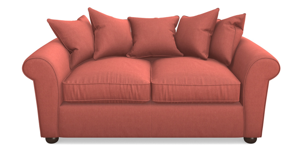 Product photograph of Lewes 3 Seater Sofa In Clever Tough And Eco Velvet - Damson from Sofas and Stuff Limited