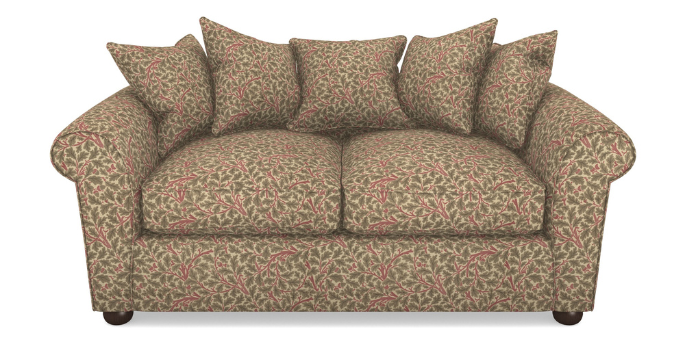 Product photograph of Lewes 3 Seater Sofa In V A Drawn From Nature Collection - Oak Tree - Red from Sofas and Stuff Limited