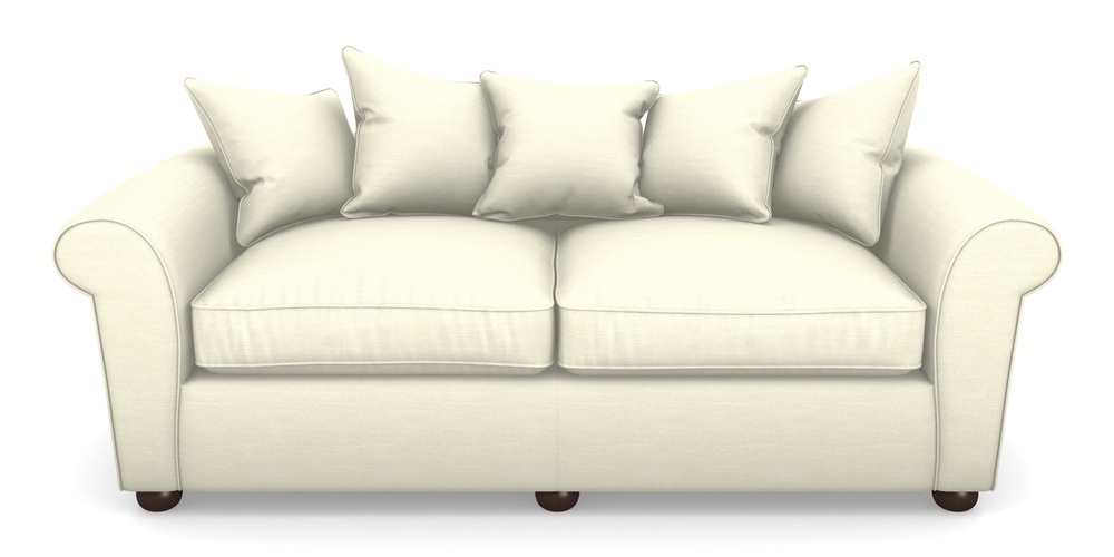 Product photograph of Lewes 4 Seater Sofa In Basket Weave - Cream from Sofas and Stuff Limited