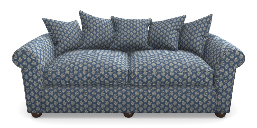 Product photograph of Lewes 4 Seater Sofa In Cloth 21 - Coral 1 - Bilberry from Sofas and Stuff Limited