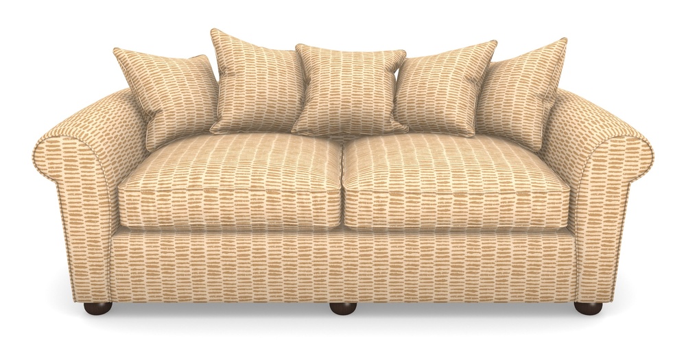 Product photograph of Lewes 4 Seater Sofa In Cloth 18 - Daub - Fudge from Sofas and Stuff Limited