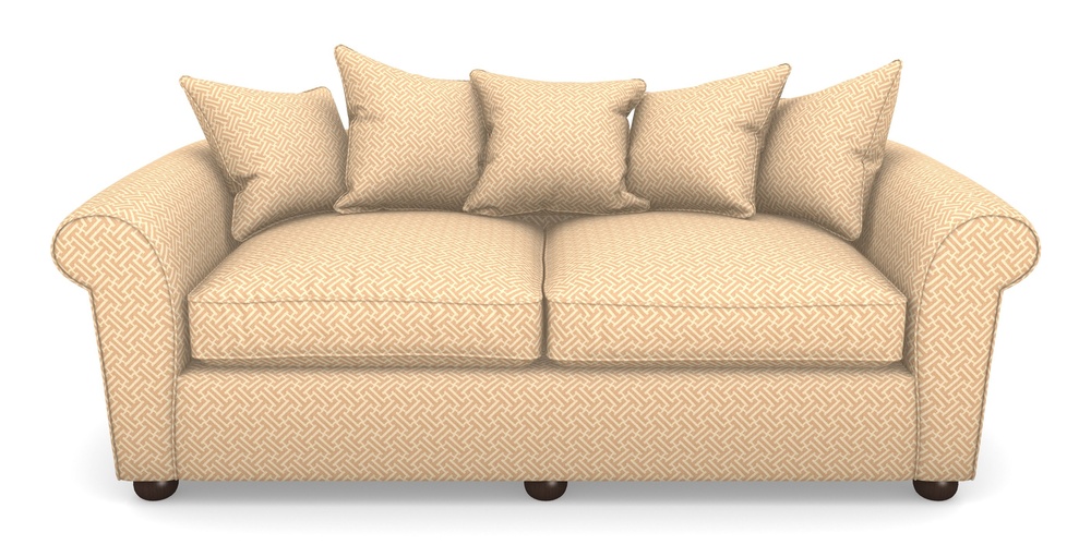 Product photograph of Lewes 4 Seater Sofa In Cloth 18 - Key - Fudge from Sofas and Stuff Limited