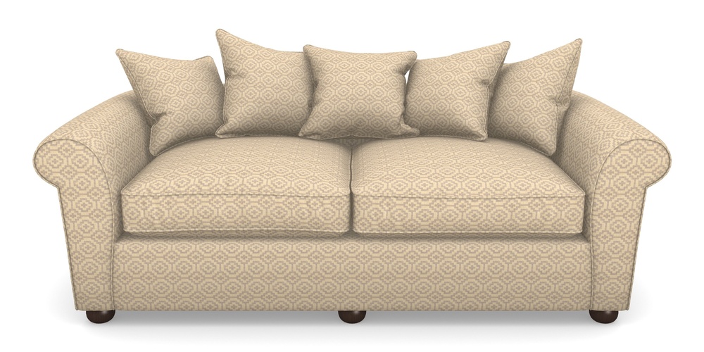 Product photograph of Lewes 4 Seater Sofa In Cloth 18 - Tile - Berry from Sofas and Stuff Limited