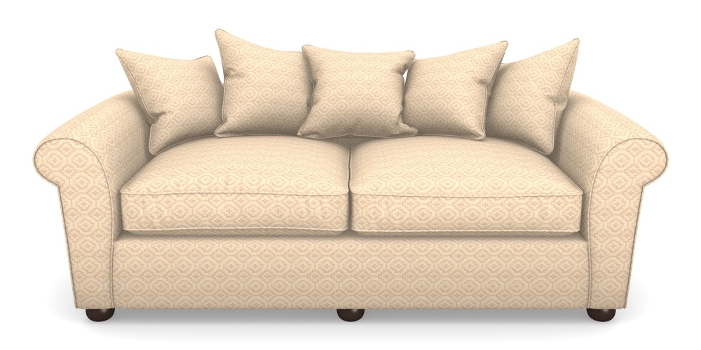 Product photograph of Lewes 4 Seater Sofa In Cloth 18 - Tile - Rose from Sofas and Stuff Limited