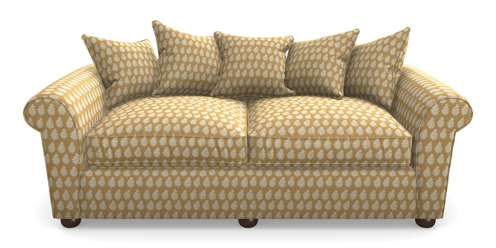 Product photograph of Lewes 4 Seater Sofa In Cloth 21 - Oak Leaf - Quince from Sofas and Stuff Limited