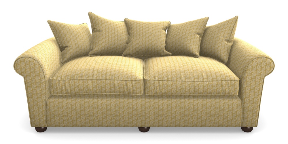 Product photograph of Lewes 4 Seater Sofa In Cloth 21 - Spring Twig - Canary from Sofas and Stuff Limited