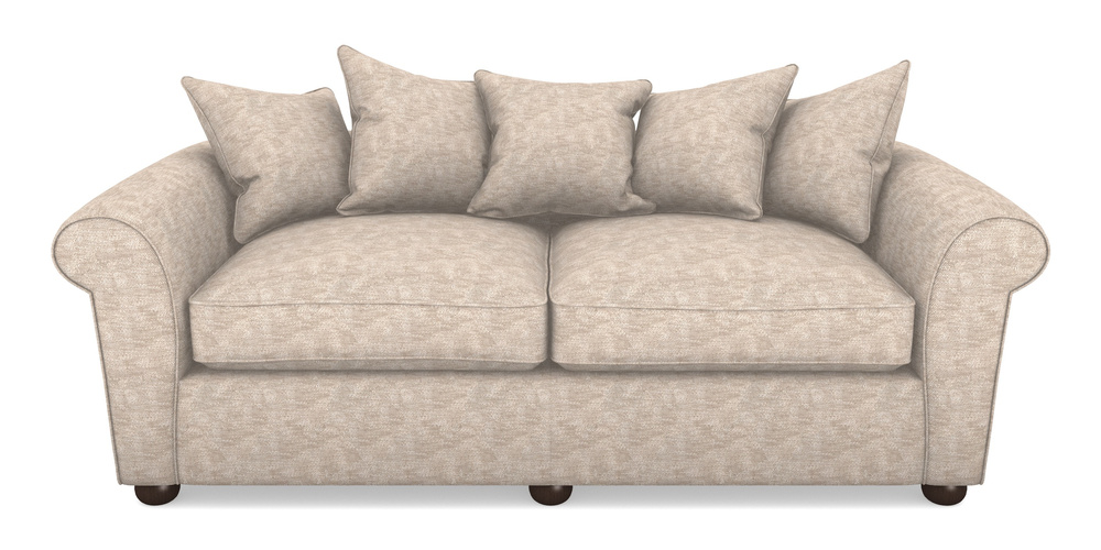 Product photograph of Lewes 4 Seater Sofa In Cloth 20 - Design 4 - Natural Slub from Sofas and Stuff Limited