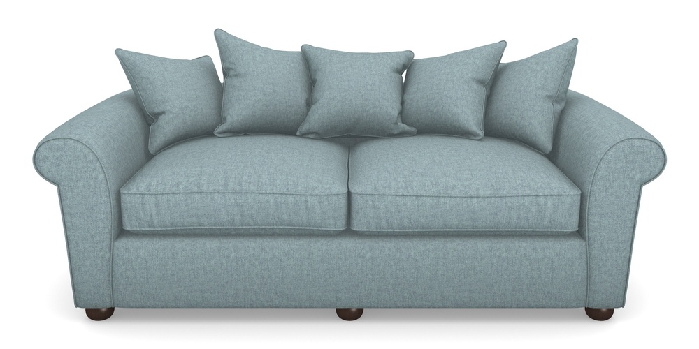 Product photograph of Lewes 4 Seater Sofa In Easy Clean Plain - Polar from Sofas and Stuff Limited