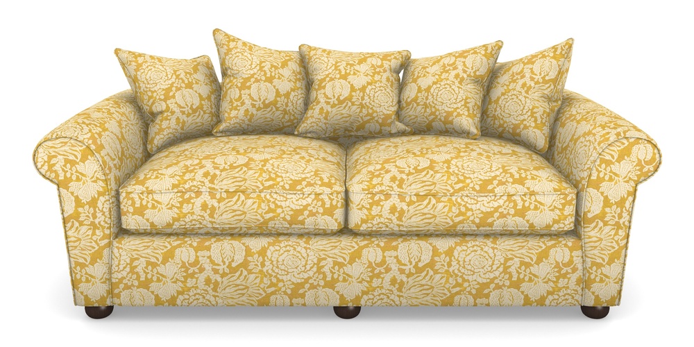 Product photograph of Lewes 4 Seater Sofa In V A Brompton Collection - Flowering Kale - Corn from Sofas and Stuff Limited