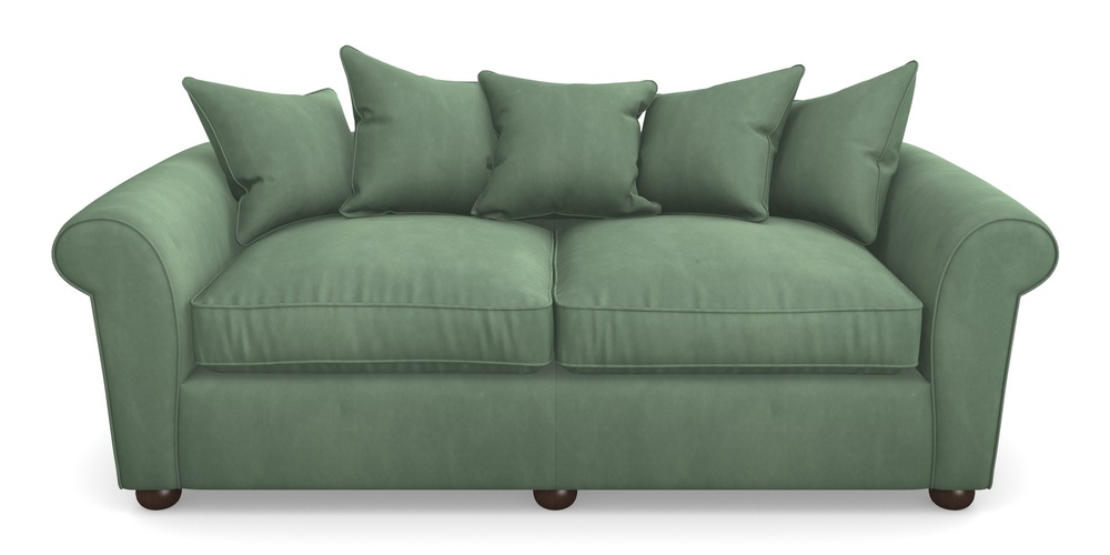 Product photograph of Lewes 4 Seater Sofa In House Clever Velvet - Celadon from Sofas and Stuff Limited