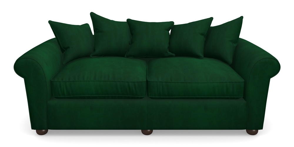 Product photograph of Lewes 4 Seater Sofa In House Clever Velvet - Fern from Sofas and Stuff Limited