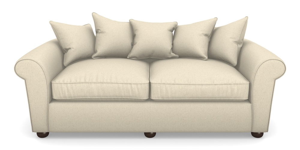 Product photograph of Lewes 4 Seater Sofa In House Linen 2 - Natural from Sofas and Stuff Limited