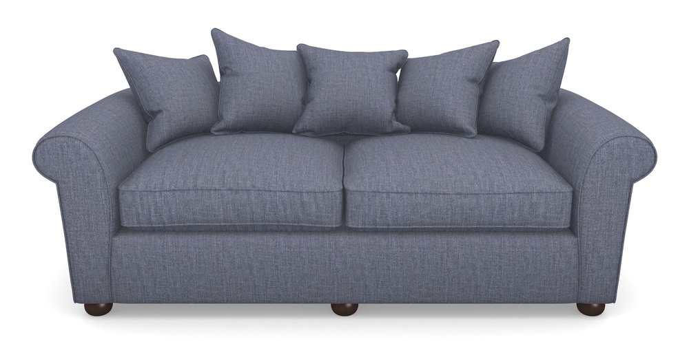 Product photograph of Lewes 4 Seater Sofa In House Plain - Denim from Sofas and Stuff Limited