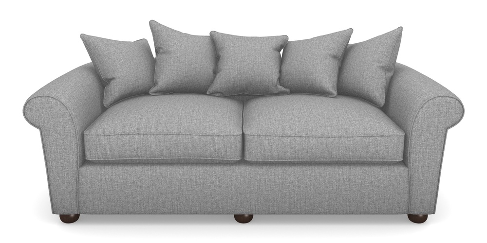 Product photograph of Lewes 4 Seater Sofa In House Plain - Nickel from Sofas and Stuff Limited