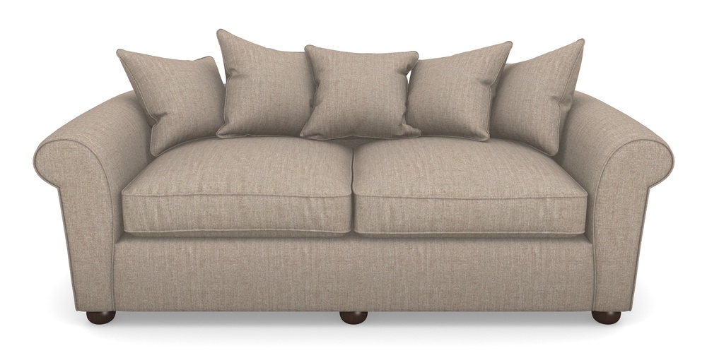 Product photograph of Lewes 4 Seater Sofa In House Plain - Nutmeg from Sofas and Stuff Limited