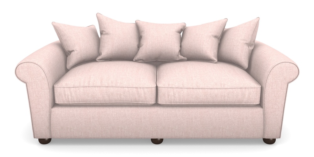 Product photograph of Lewes 4 Seater Sofa In House Plain - Rose from Sofas and Stuff Limited
