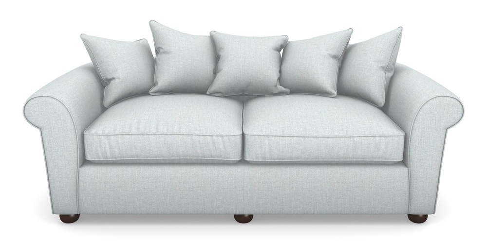Product photograph of Lewes 4 Seater Sofa In House Plain - Silver from Sofas and Stuff Limited