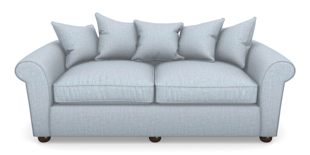 Product photograph of Lewes 4 Seater Sofa In House Plain - Sky from Sofas and Stuff Limited