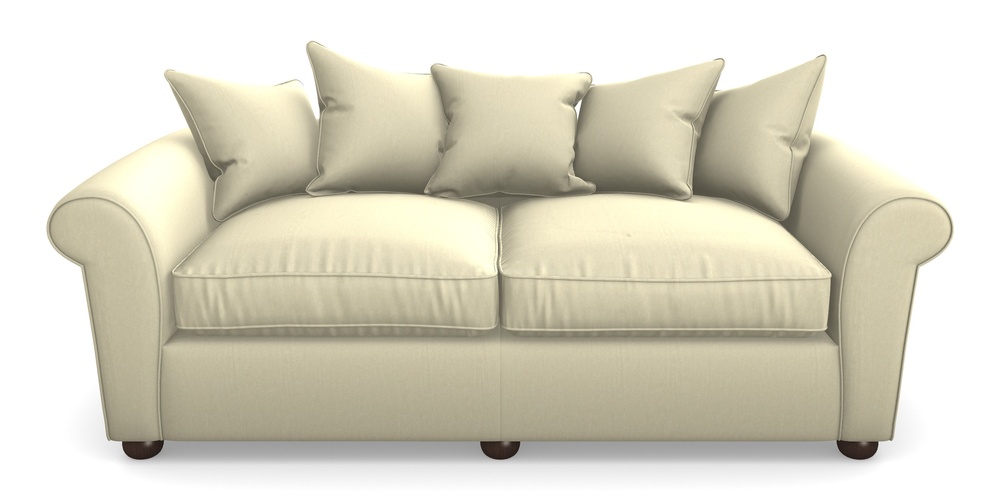 Product photograph of Lewes 4 Seater Sofa In House Velvet - Latte from Sofas and Stuff Limited