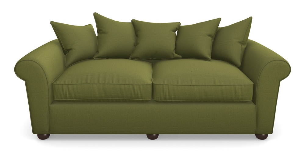 Product photograph of Lewes 4 Seater Sofa In House Velvet - Olive from Sofas and Stuff Limited