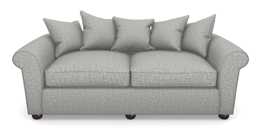 Product photograph of Lewes 4 Seater Sofa In House Wool - Mercury from Sofas and Stuff Limited