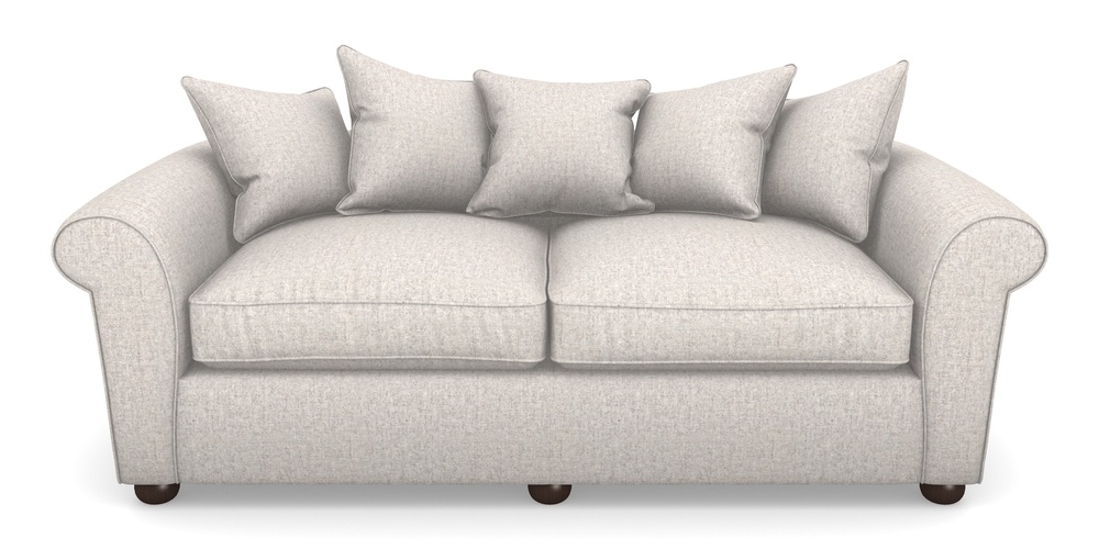 Product photograph of Lewes 4 Seater Sofa In House Wool - Pebble from Sofas and Stuff Limited