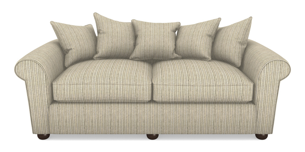Product photograph of Lewes 4 Seater Sofa In Cloth 22 Weaves - North Cascades - Lapis from Sofas and Stuff Limited