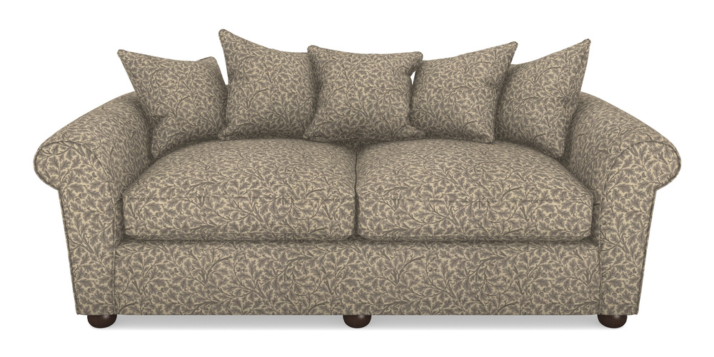 Product photograph of Lewes 4 Seater Sofa In V A Drawn From Nature Collection - Oak Tree - Grey from Sofas and Stuff Limited