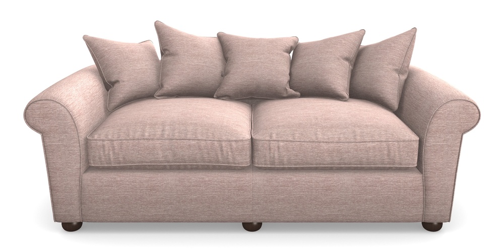 Product photograph of Lewes 4 Seater Sofa In Textured Velvet - Wisteria from Sofas and Stuff Limited