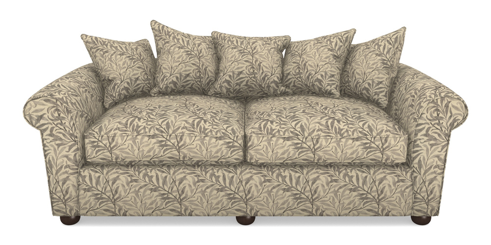 Product photograph of Lewes 4 Seater Sofa In V A Drawn From Nature - Willow Bough Large - Grey from Sofas and Stuff Limited