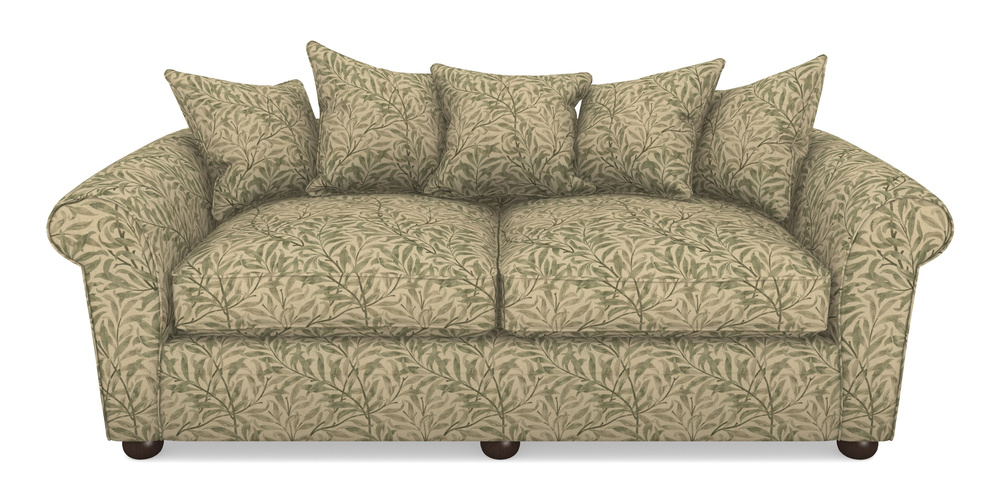 Product photograph of Lewes 4 Seater Sofa In V A Drawn From Nature - Willow Bough Large - Light Green from Sofas and Stuff Limited