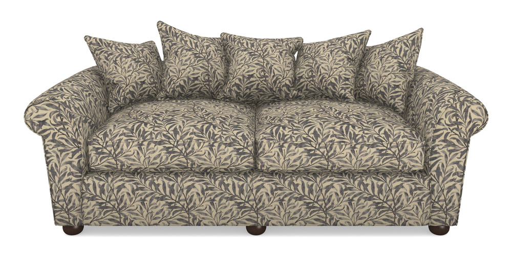 Product photograph of Lewes 4 Seater Sofa In V A Drawn From Nature - Willow Bough Large - Navy from Sofas and Stuff Limited