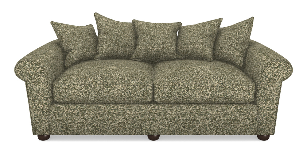 Product photograph of Lewes 4 Seater Sofa In V A Drawn From Nature Collection - Willow - Dark Green from Sofas and Stuff Limited
