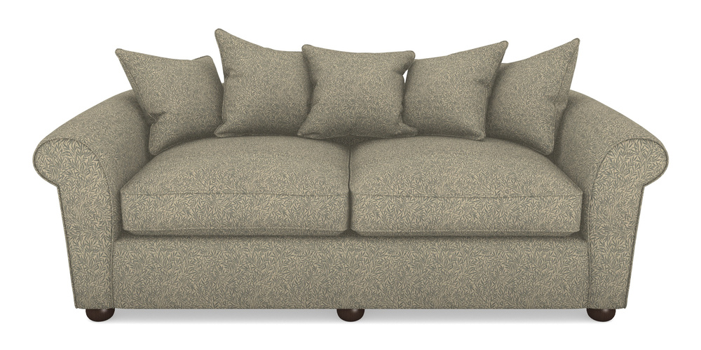 Product photograph of Lewes 4 Seater Sofa In V A Drawn From Nature Collection - Willow - Duck Egg from Sofas and Stuff Limited