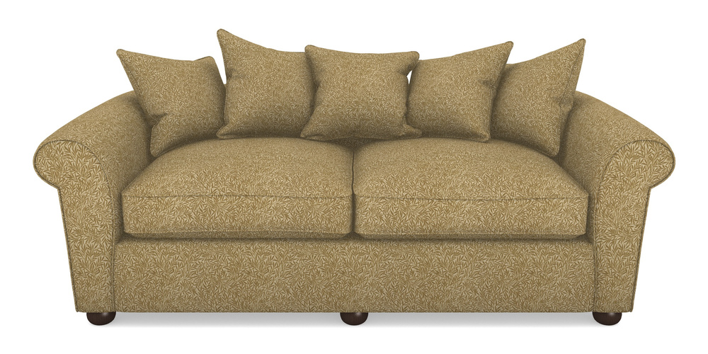 Product photograph of Lewes 4 Seater Sofa In V A Drawn From Nature Collection - Willow - Gold from Sofas and Stuff Limited