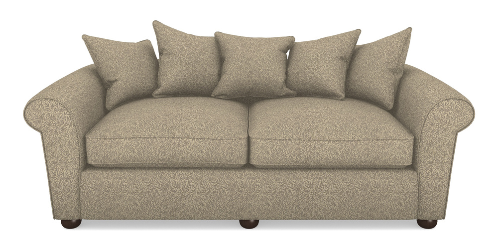 Product photograph of Lewes 4 Seater Sofa In V A Drawn From Nature Collection - Willow - Grey from Sofas and Stuff Limited