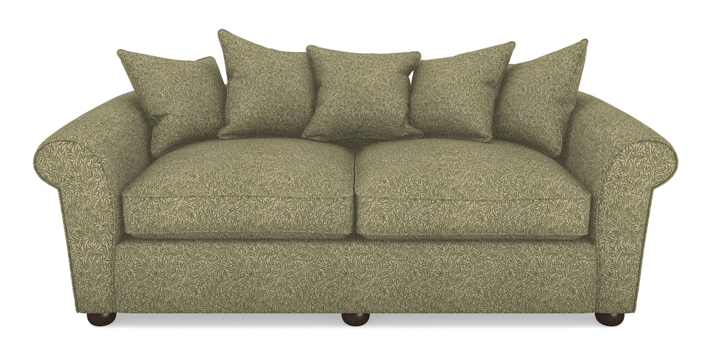 Product photograph of Lewes 4 Seater Sofa In V A Drawn From Nature Collection - Willow - Light Green from Sofas and Stuff Limited