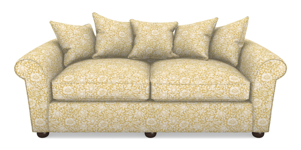 Product photograph of Lewes 4 Seater Sofa In William Morris Collection - Mallow - Weld from Sofas and Stuff Limited