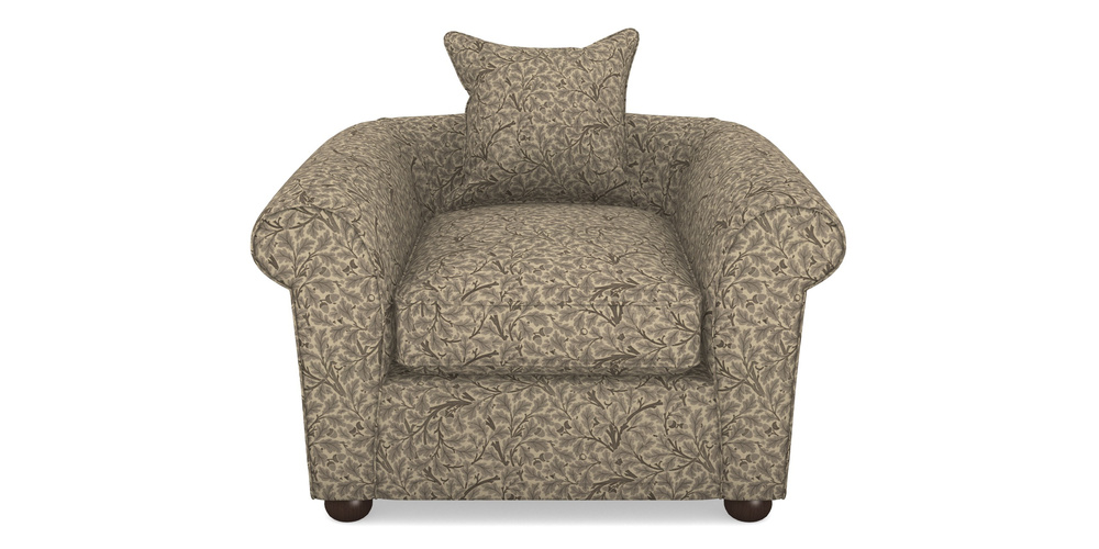 Product photograph of Lewes Chair In V A Drawn From Nature Collection - Oak Tree - Brown from Sofas and Stuff Limited