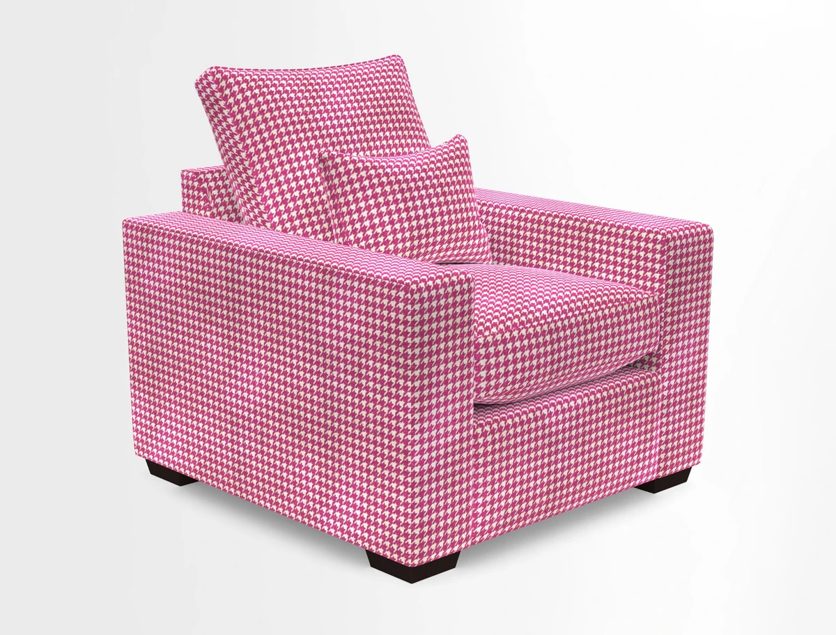 Linear chair in Two Tone Plain Biscuit