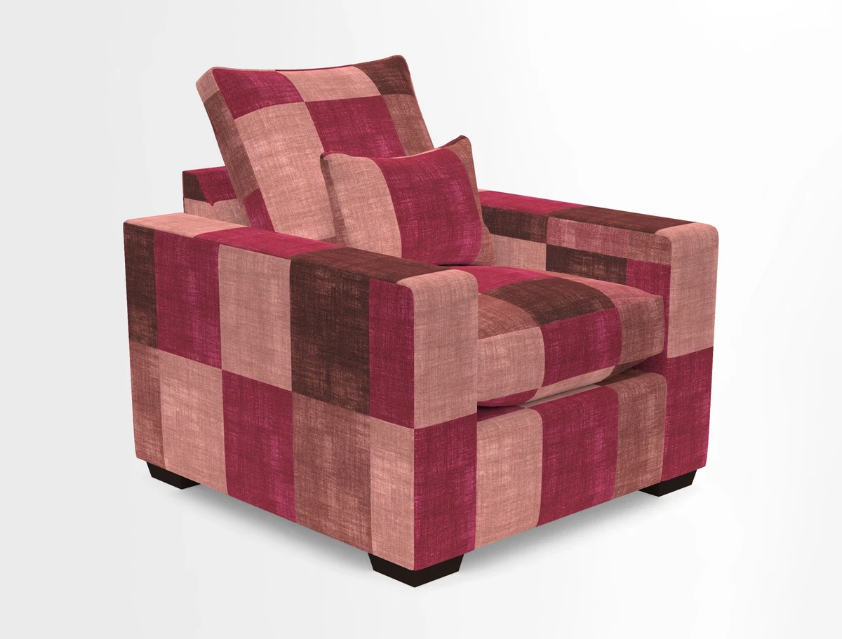 Linear chair in Two Tone Plain Biscuit